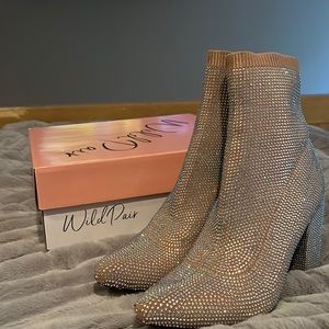 Wild Pair rhinestone boots